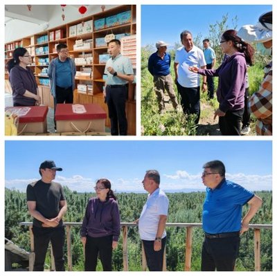 内蒙古自治区林业科学研究院党委书记王莉英一行赴新疆维吾尔自治区考察学习林业产品销售